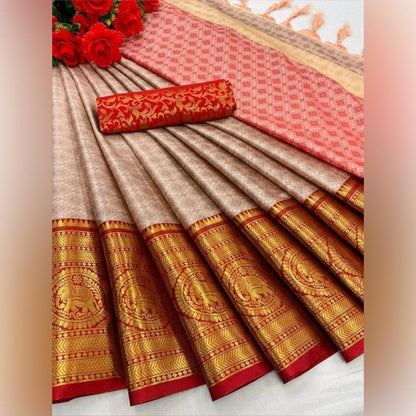 Pure Mercerized Cotton Silk Saree