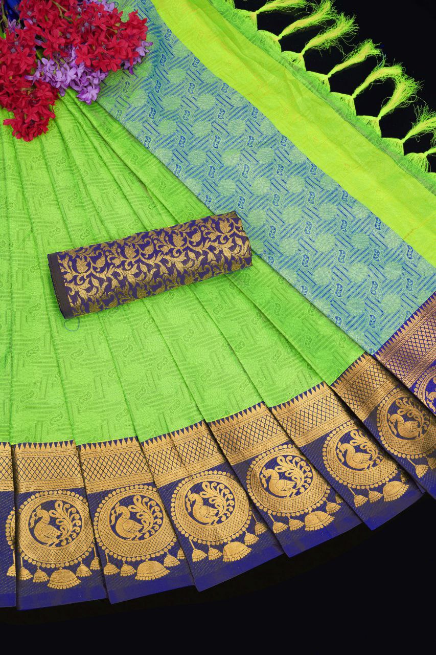 Aura Silk Banarasi Saree with Zari Work