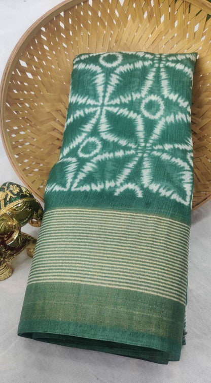 Soft Cotton Saree with Zari Border