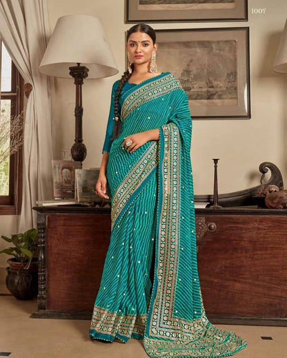 Georgette Digital Printed Saree