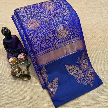 Soft Litchi Silk Saree with Jacquard Work