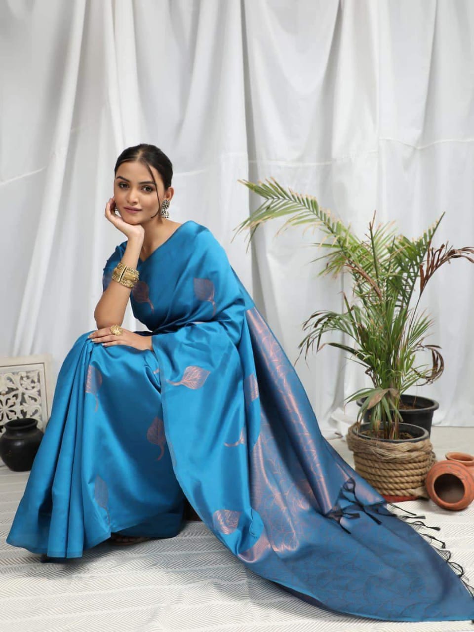 Soft Litchi Silk Saree