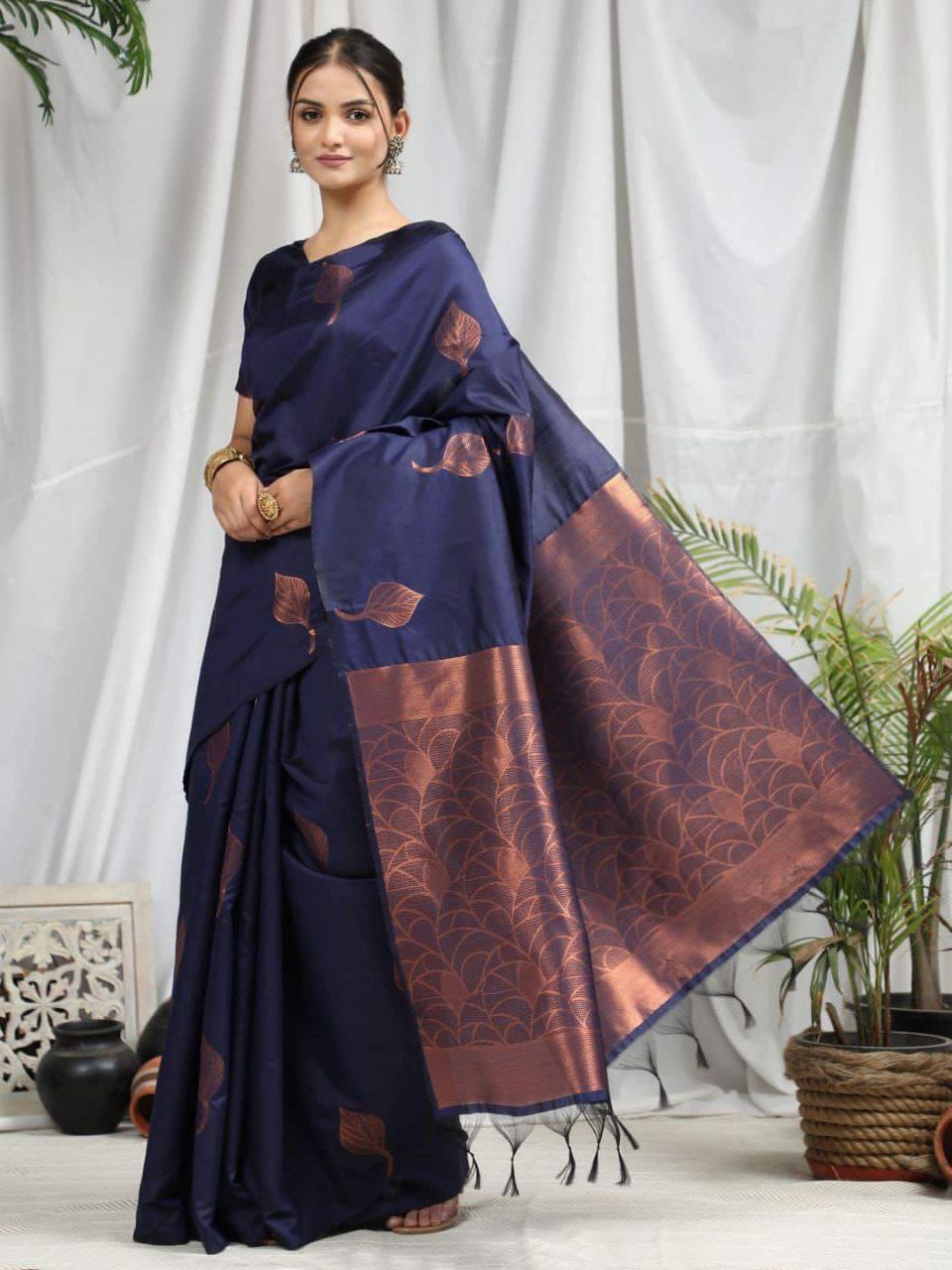 Soft Litchi Silk Saree