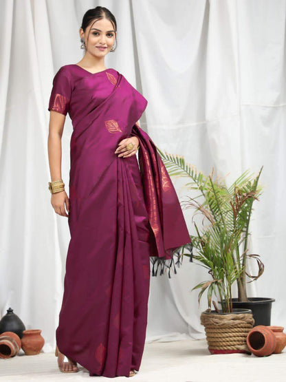 Soft Litchi Silk Saree